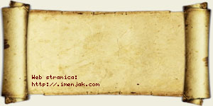 Andjelina Becić vizit kartica